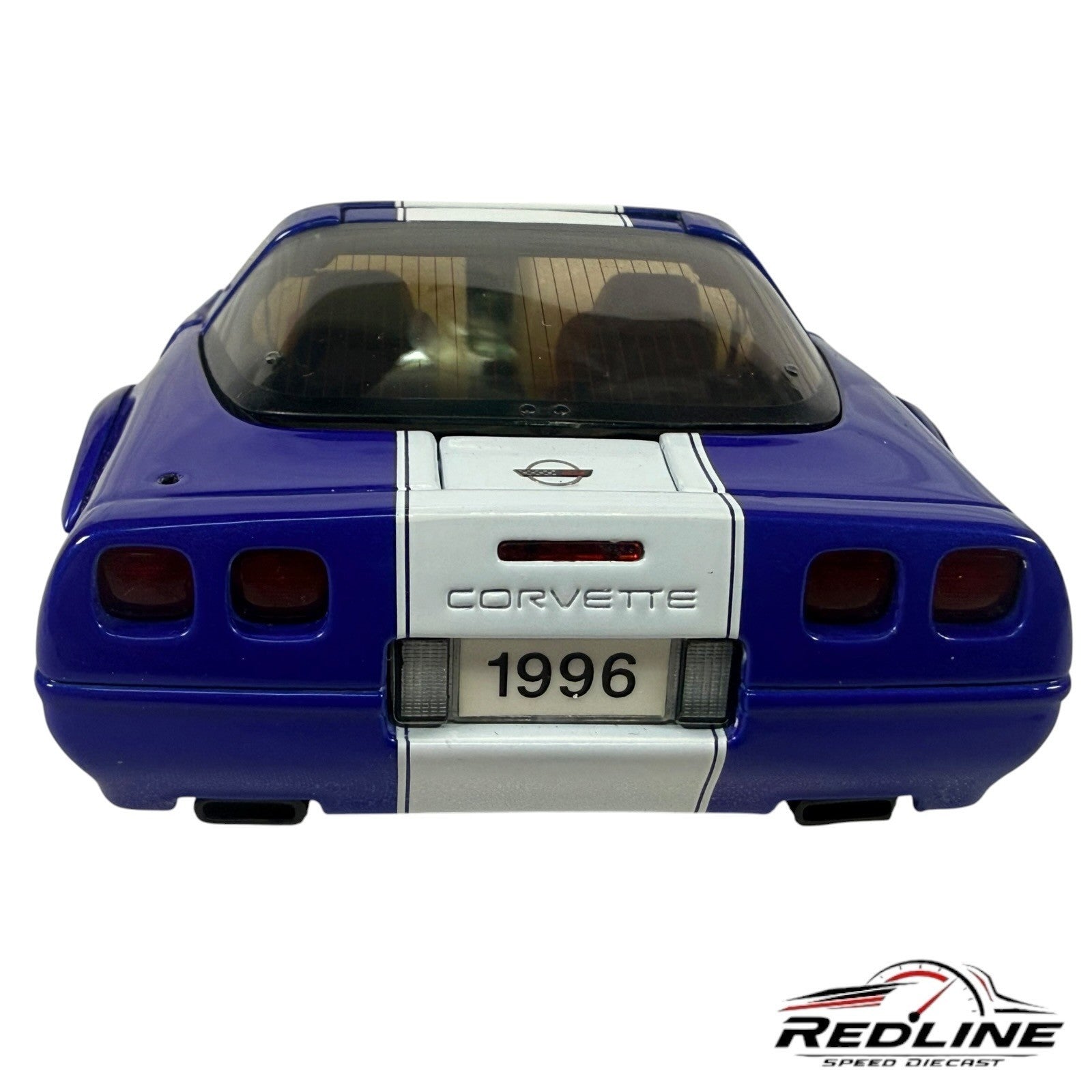 🦅🦅Danbury Mint 1996 Corvette Grand Sport Coupe Admiral Blue 1:24 C2🦅🦅