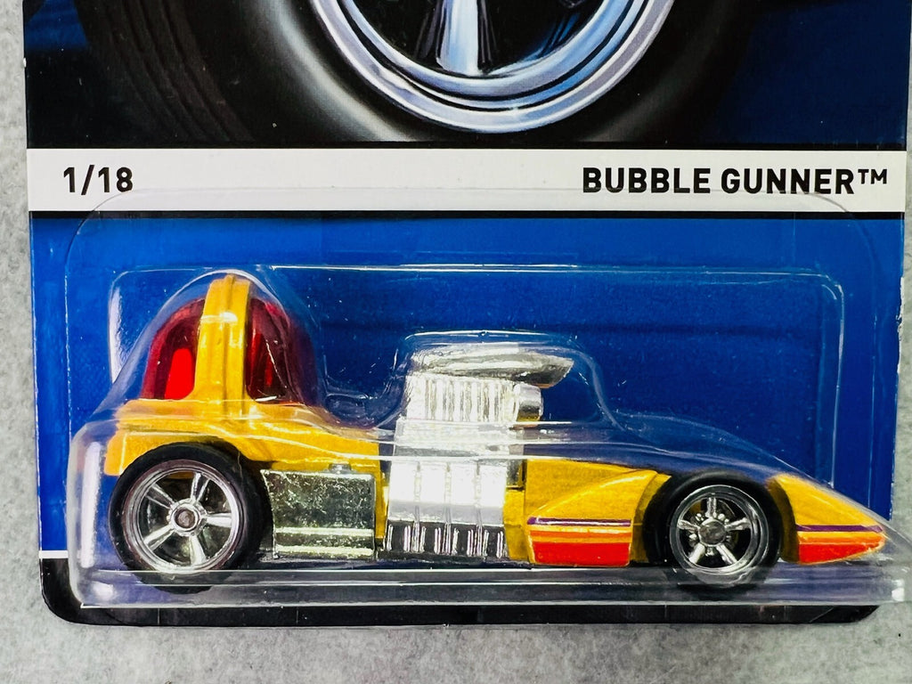 🇺🇸🇺🇸Hot Wheels Heritage Series Real Riders Bubble Gunner Yellow H27🇺🇸🇺🇸