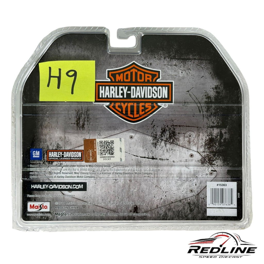 🦅🦅Maisto Harley-Davidson 1987 Chevy Pickup & Trailer Black/ORANGE 1:64 H9🦅🦅