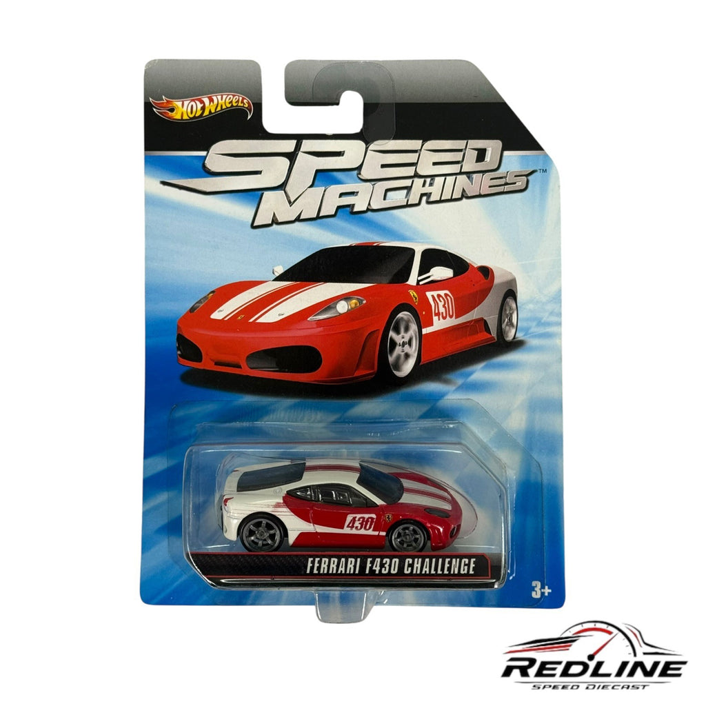 🇮🇹🇮🇹Hotwheels Sped Machines Ferrari F430 Challenge Red/White 1:64🇮🇹🇮🇹