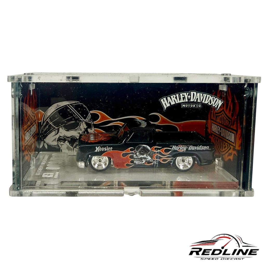 🇺🇸Hot Wheels 1983 Chevy Silverado Yohan Harley Davidson Black 9/10  H31🇺🇸