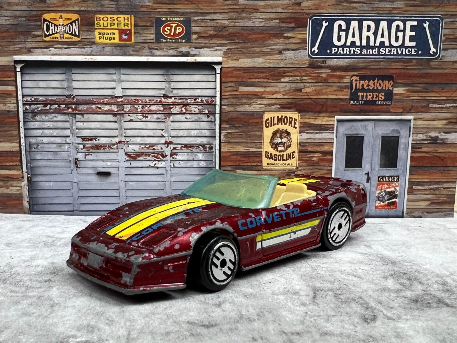🇺🇸🇺🇸🇺🇸HOT WHEELS INTERNATIONAL 1989 Corvette Convertible C12🇺🇸🇺🇸🇺🇸