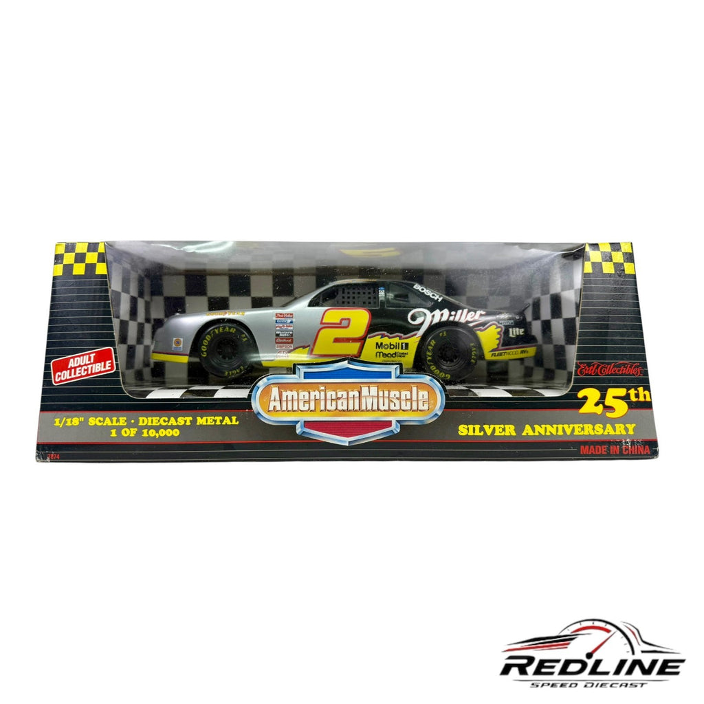 🏁🏁ERTL American Muscle 1996 Thunderbird -Miller Rusty Wallace #2 1:18 C1🏁🏁