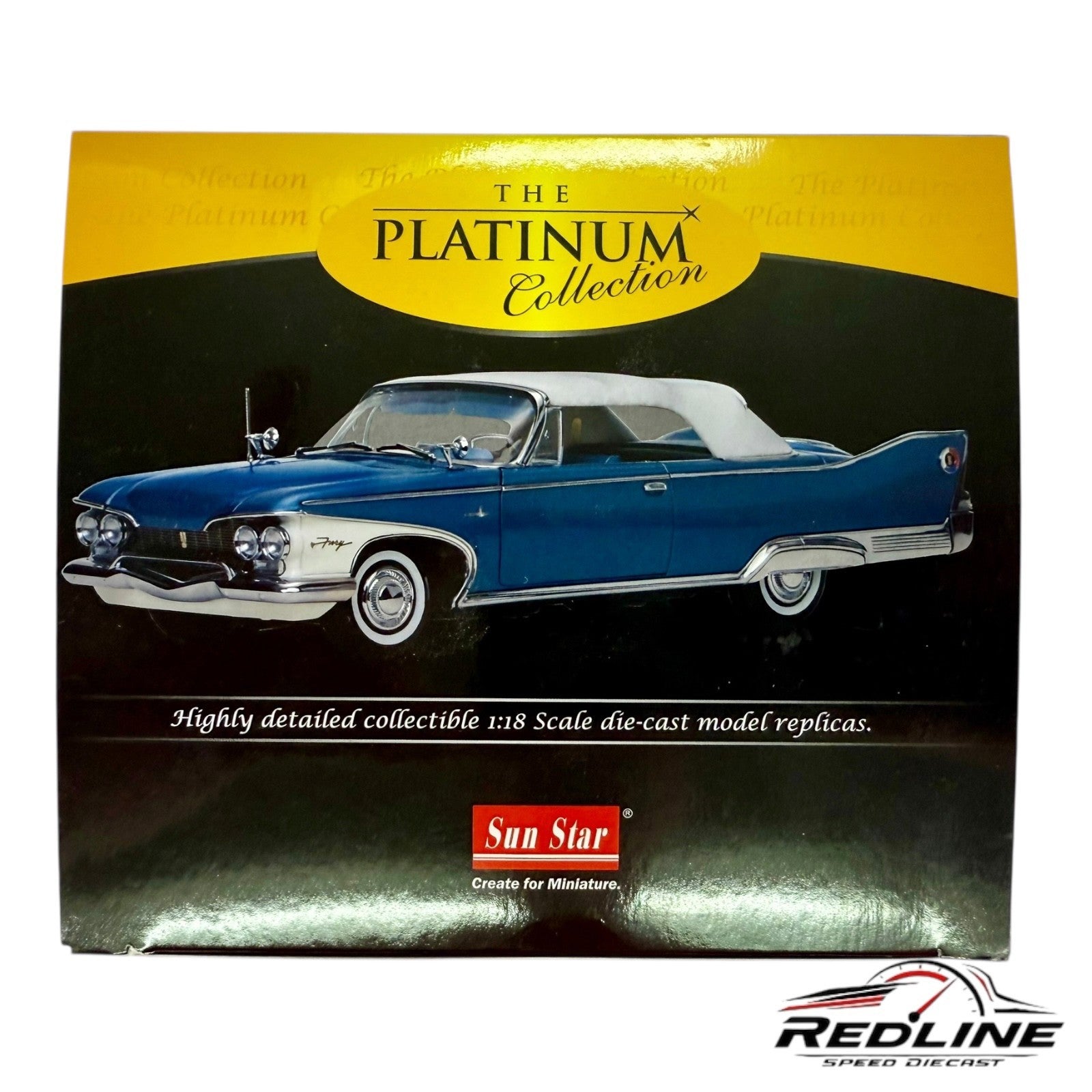 🔥Sun Star Platinum Collection 1:18 scale 1960 Plymouth Fury Hard Top 1:18 TV🔥