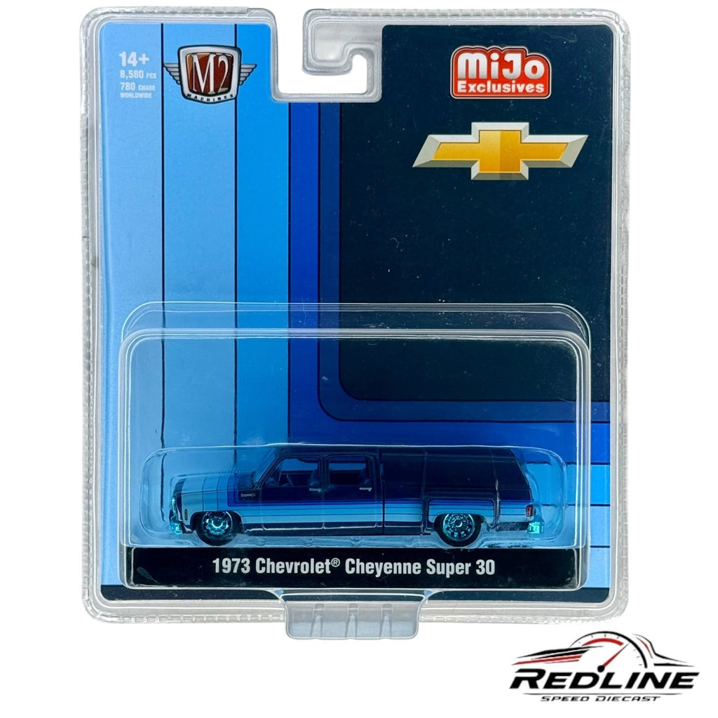 🇺🇸M2 Machines MiJo 1973 Chevy Cheyenne Super 30 Exclusive Chase H14🇺🇸