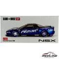 🎌🎌 Kaido House Blue HONDA NSX VTEC Evasive V2 SEALED 1:64 H3🎌🎌