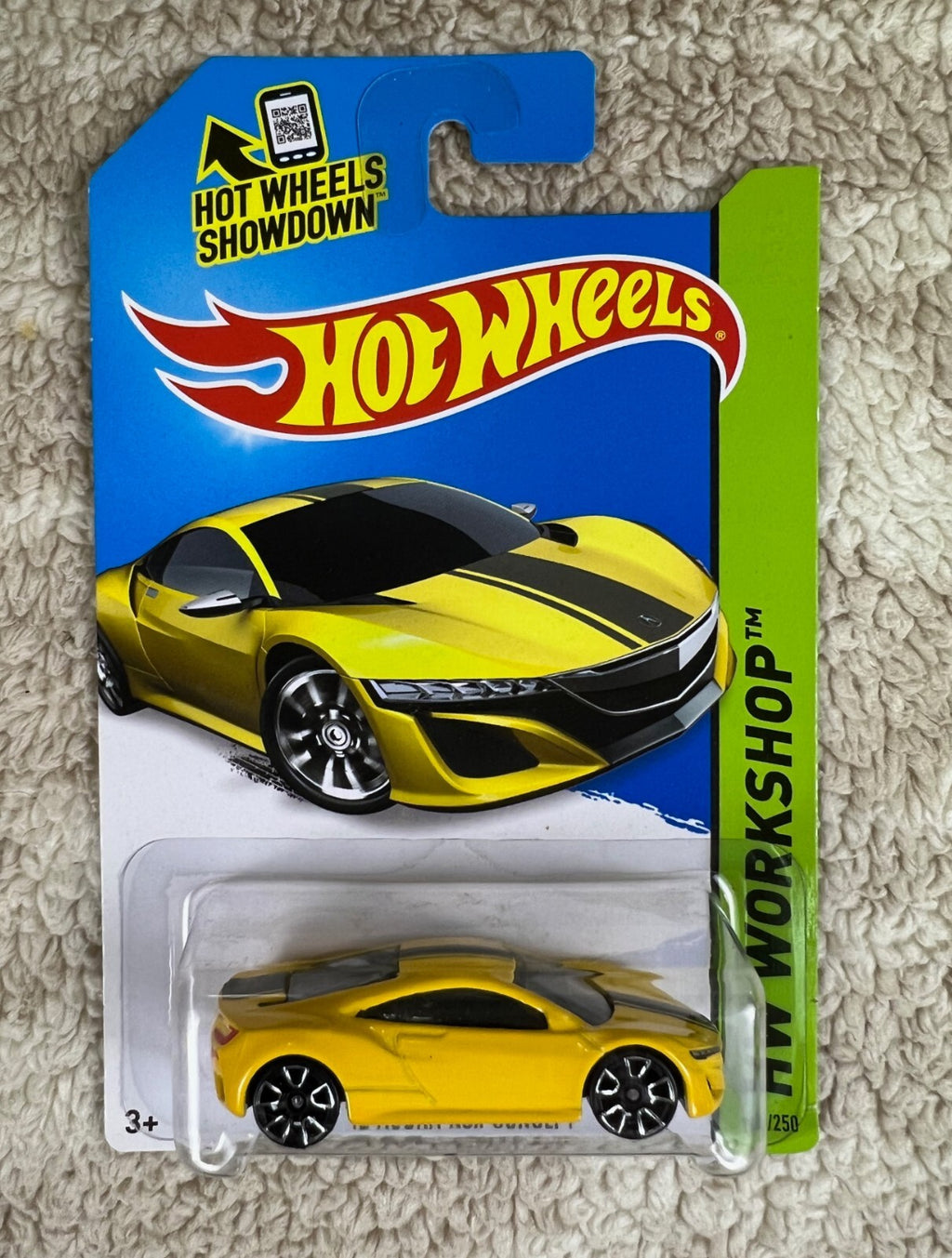 🔥🔥🔥🔥Hot Wheels 12 Acura NSX Concept Yellow HW Workshop 1:64 HW06🔥🔥🔥🔥
