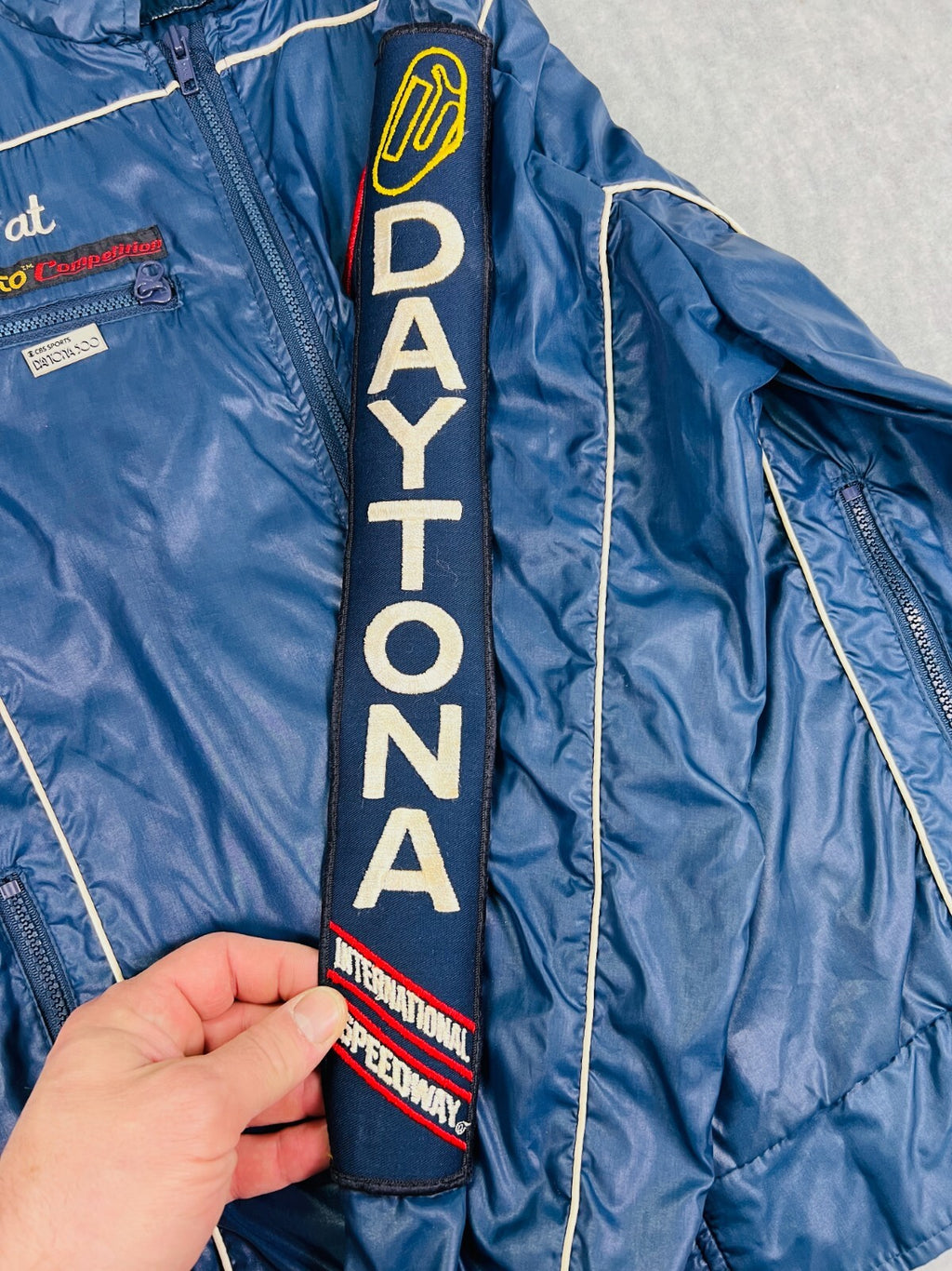 🏁🏁Vintage Daytona International Speedway Windbreaker Nylon Jacket Medium🏁🏁
