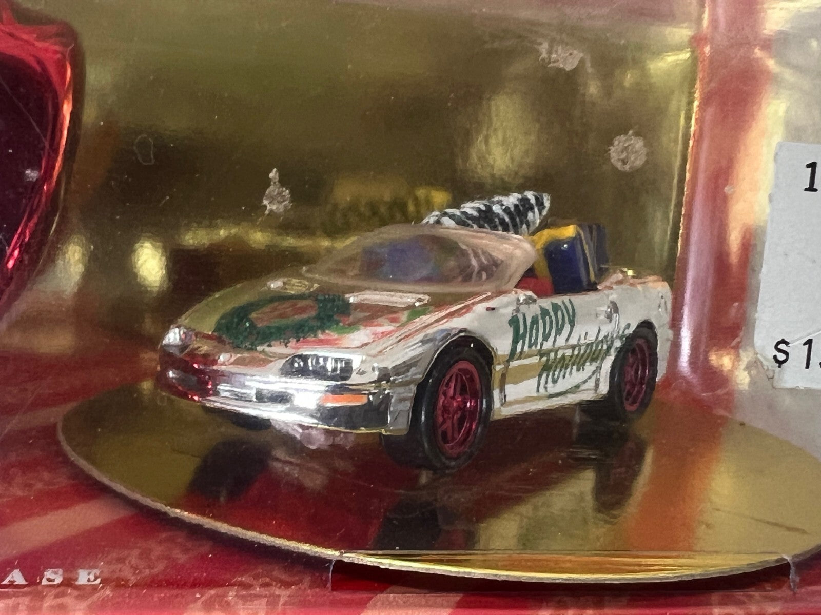 🎄🎄🎄Hot Wheels 1995 Holiday Premiere SILVER Camaro Convertible Christmas🎄🎄🎄