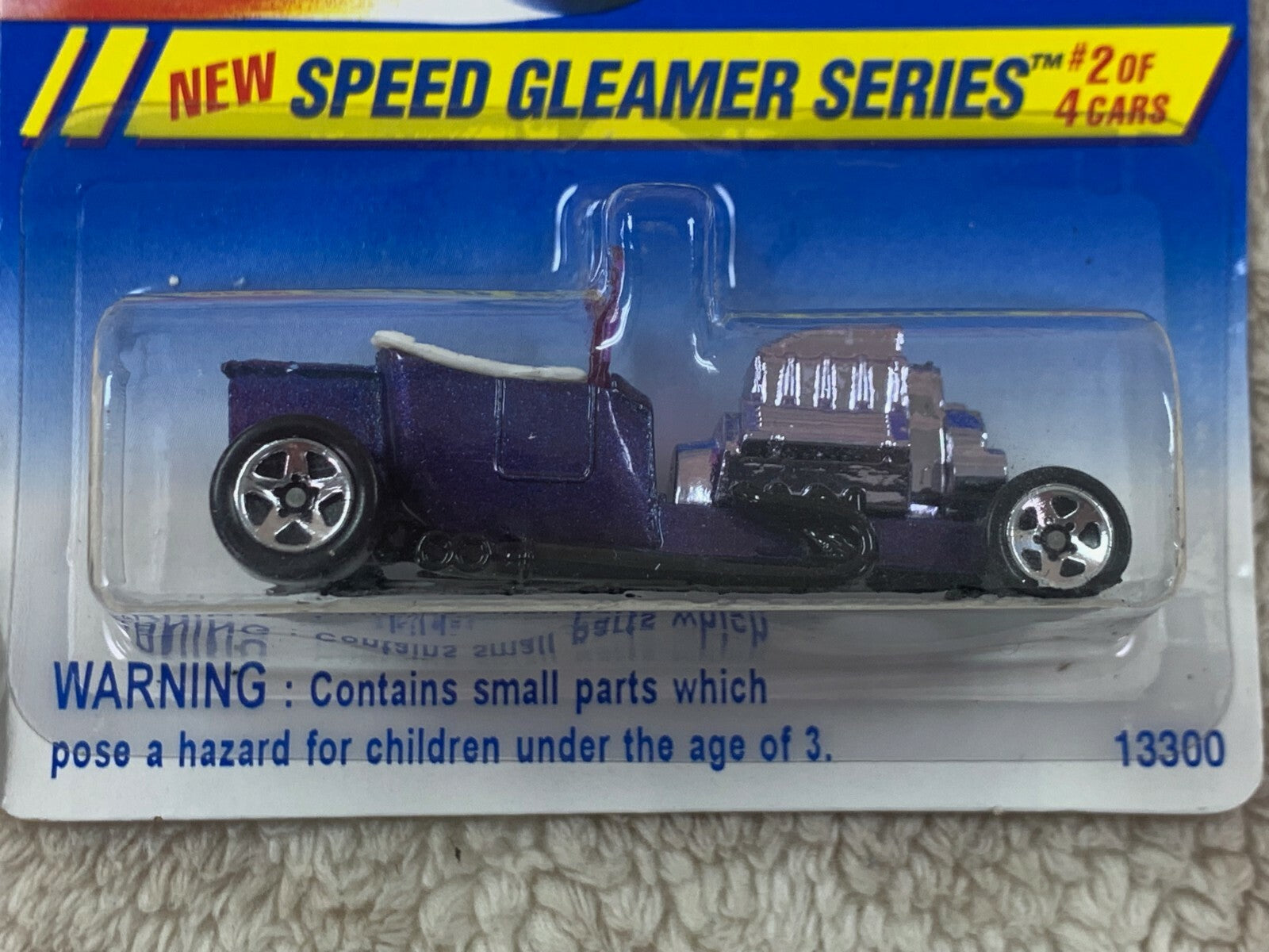 HOT WHEELS T-BUCKET SPEED GLEAMER SERIES 2 OF 4 #313 - MOC - ISSUED 1994 HW05