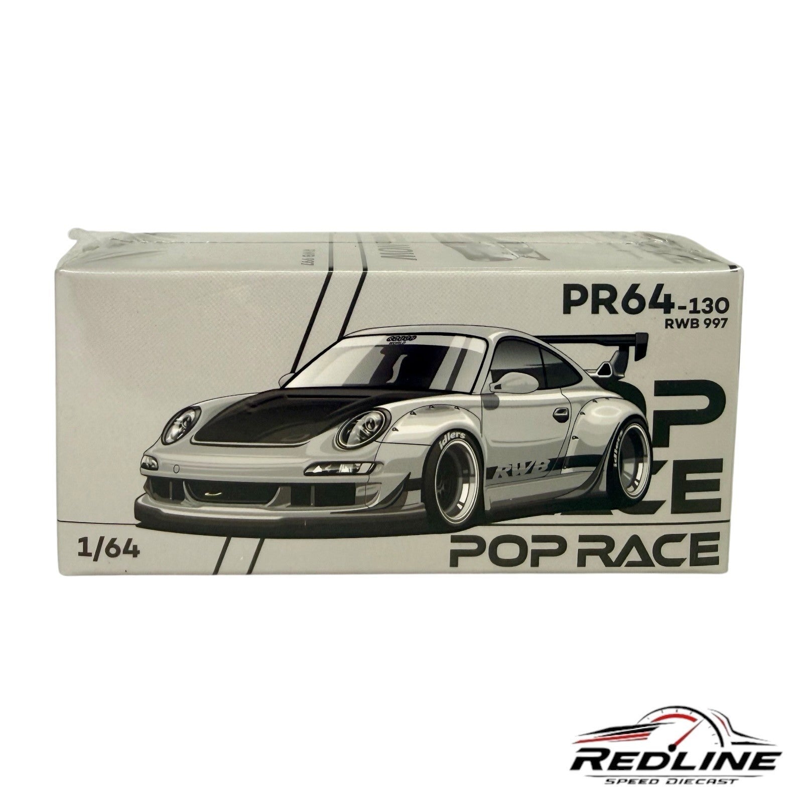🇩🇪🇩🇪Poprace Silver Porsche RWB 997 Sealed 1:64 H15🇩🇪🇩🇪