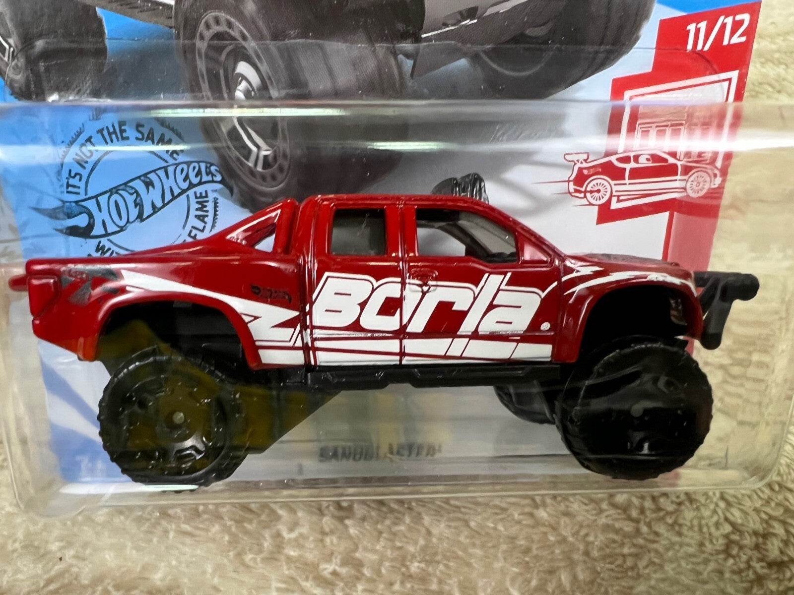 🔥🔥🔥🔥Hot Wheels HW Hot Trucks Sandblaster Borla RED EDITION HW18🔥🔥🔥🔥