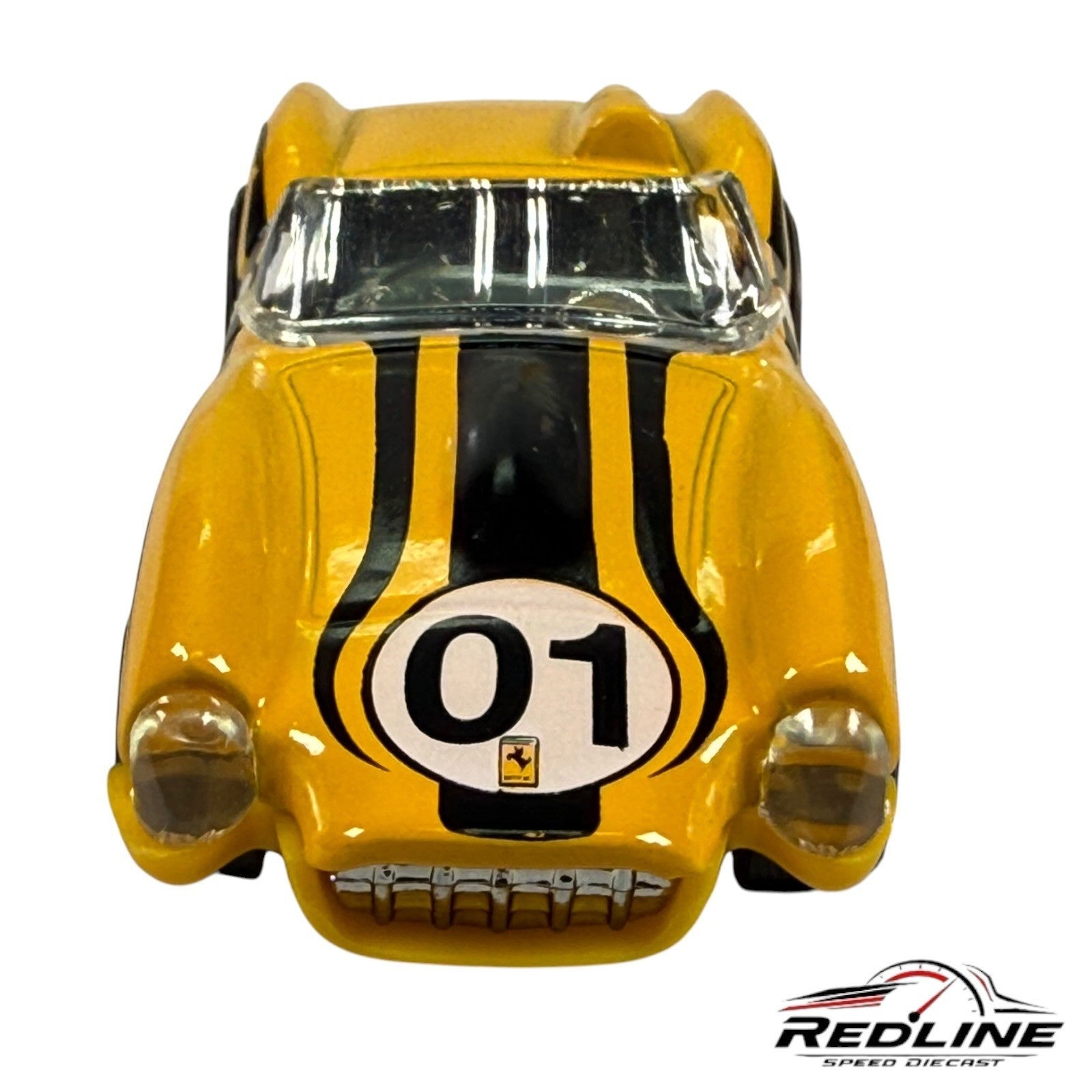 🇮🇹Hot Wheels Ferrari Racer Yellow Ferrari 250 Testa Rossa 01 LOOSE C13🇮🇹