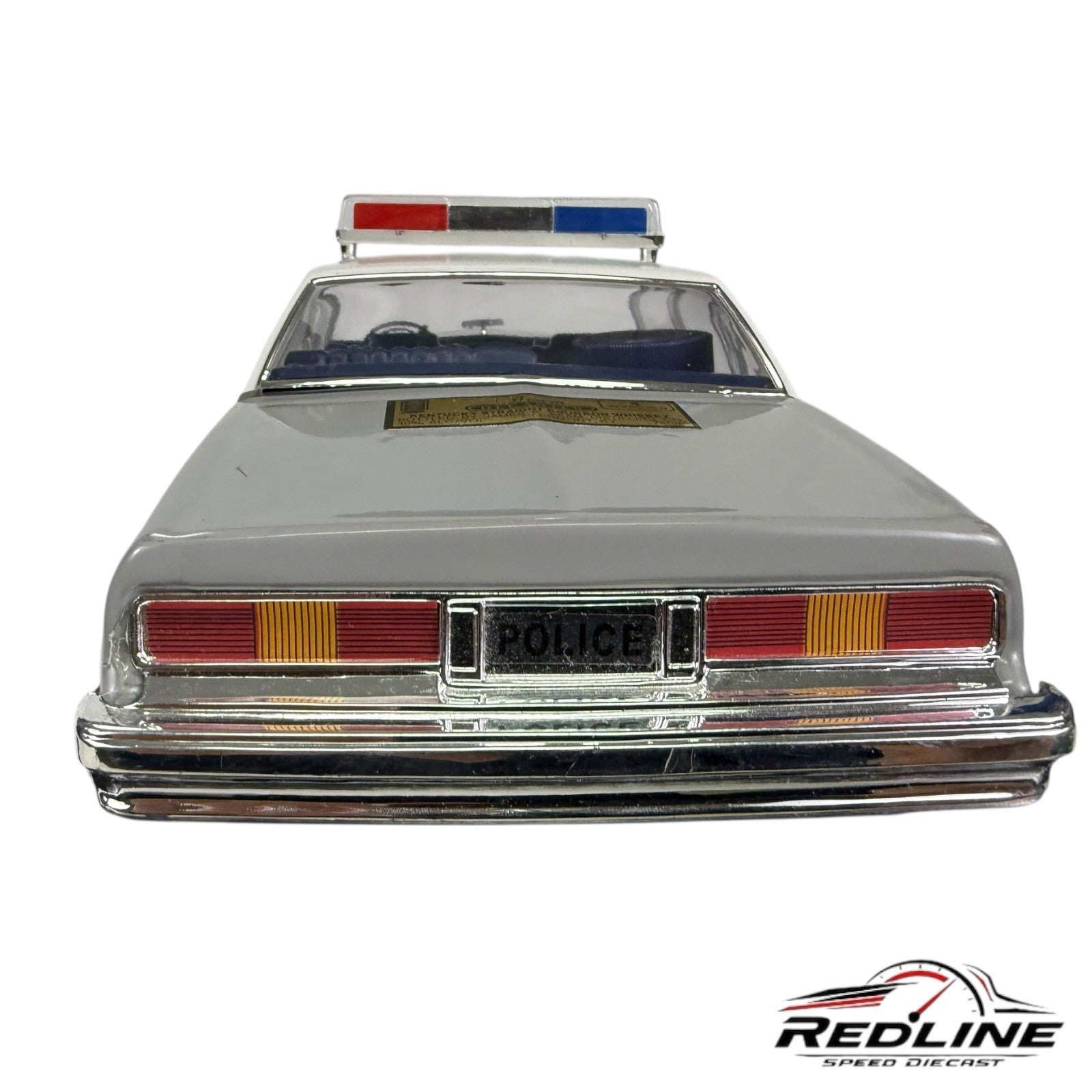 Vintage Jim Beam Decanter State Trooper Car Police NO WHEELS EMPTY