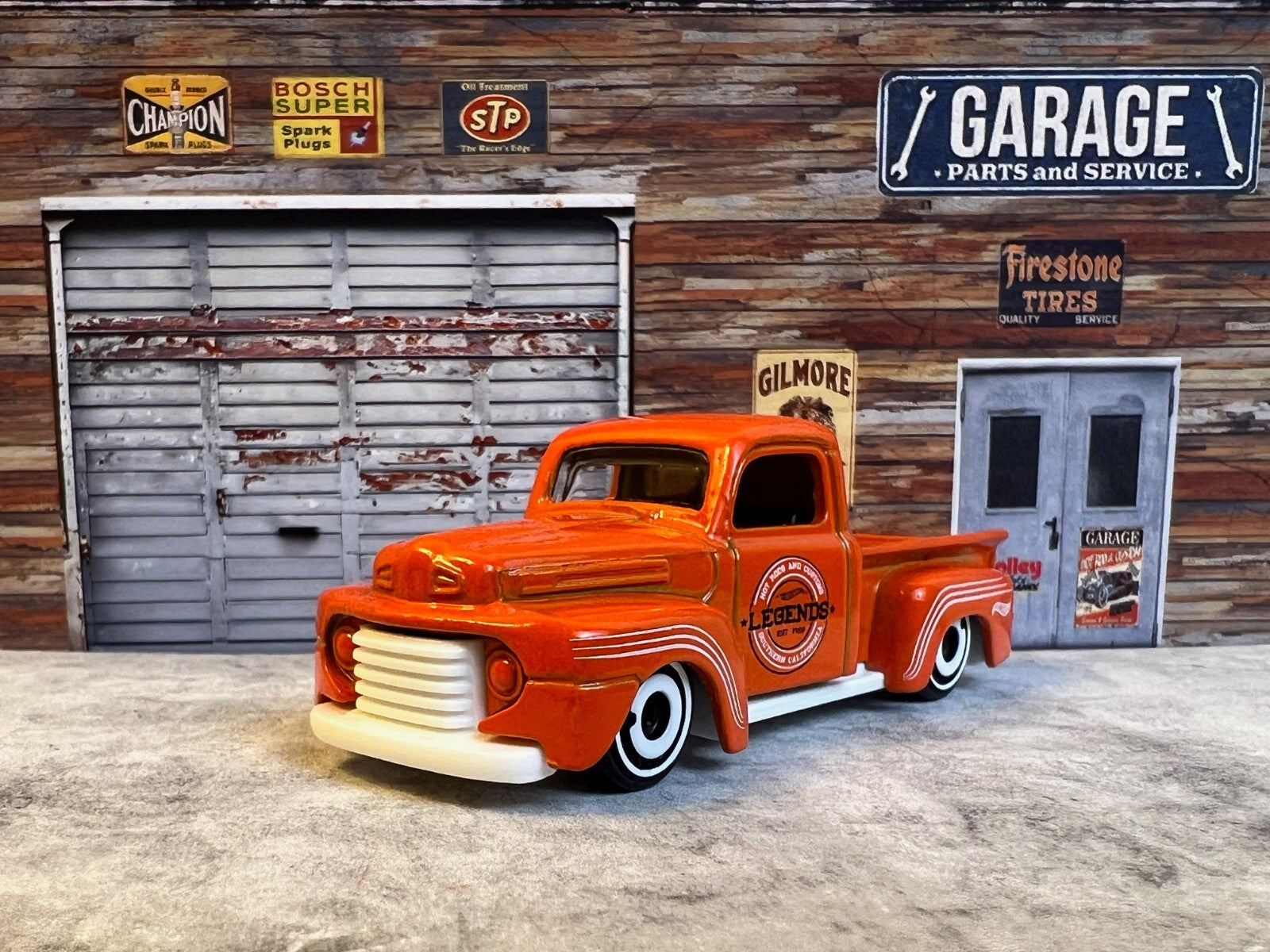 🔥🔥🔥Hot Wheels LEGENDS '49 Ford F1 ORANGE ROD SQUAD C4🔥🔥🔥