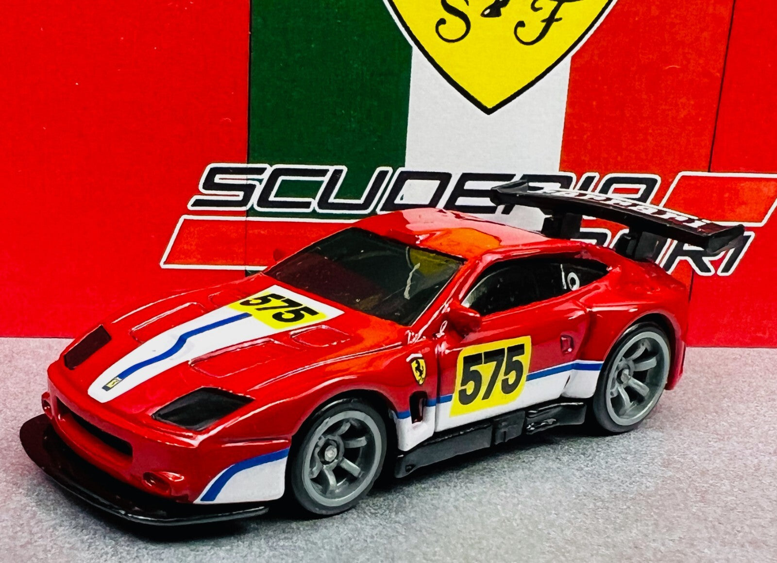 🇮🇹🇮🇹🇮🇹Hot Wheels Ferrari Speed Machines Red 575 GTC C21🇮🇹🇮🇹🇮🇹