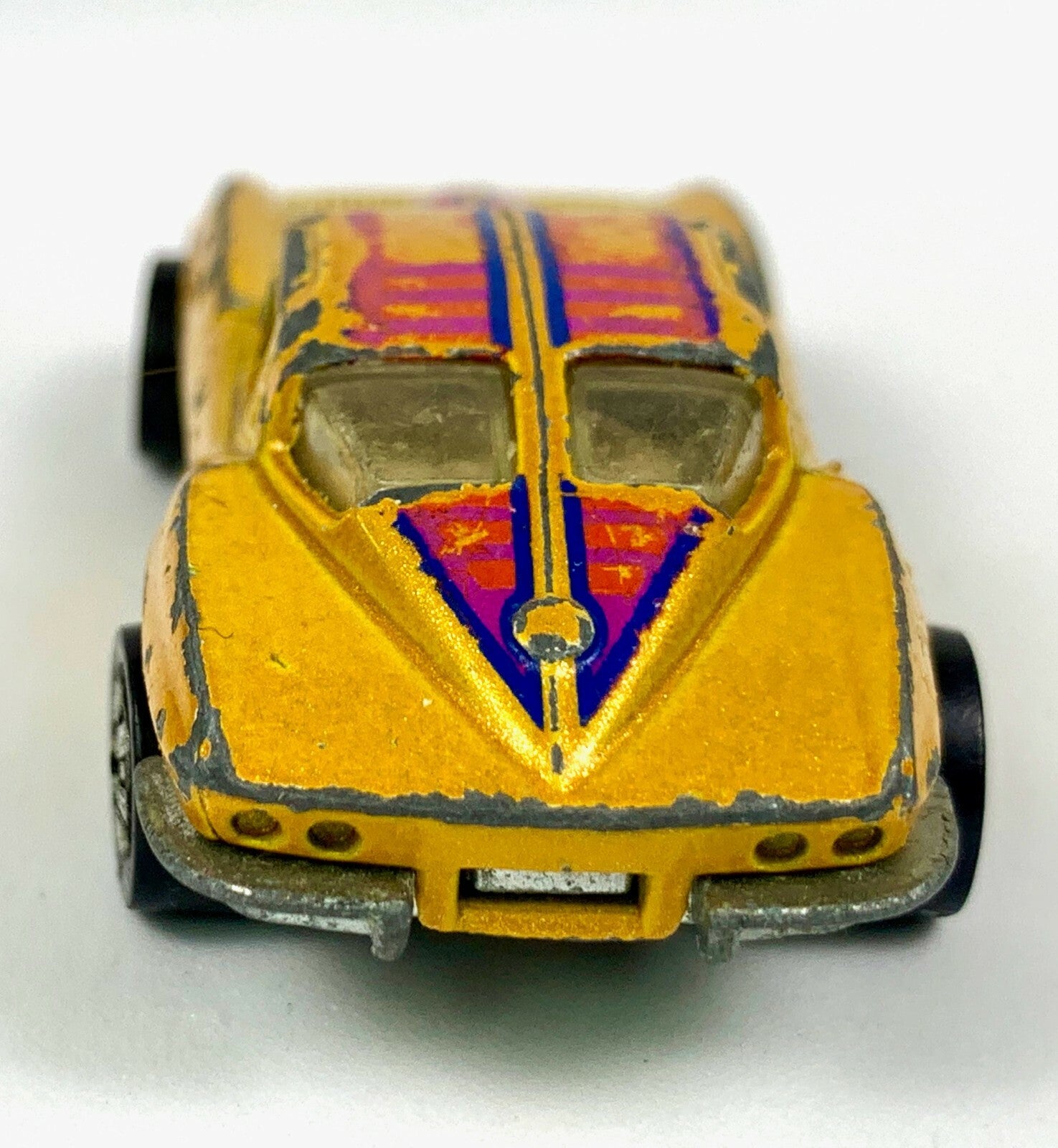 🔥🔥Hot Wheels gold '63 Corvette Stingray Split-Window 1979 Hong Kong 1:64 🔥🔥