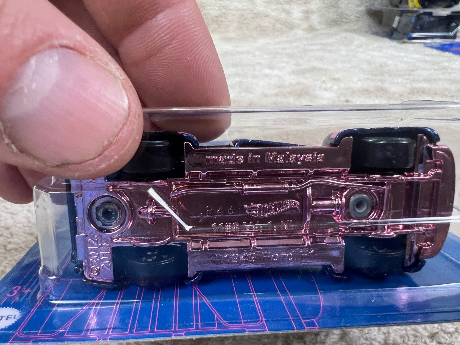 🔥🔥🔥🔥Hot Wheels  Blue And Pink 49 Ford F1 1:64 HW19🔥🔥🔥🔥