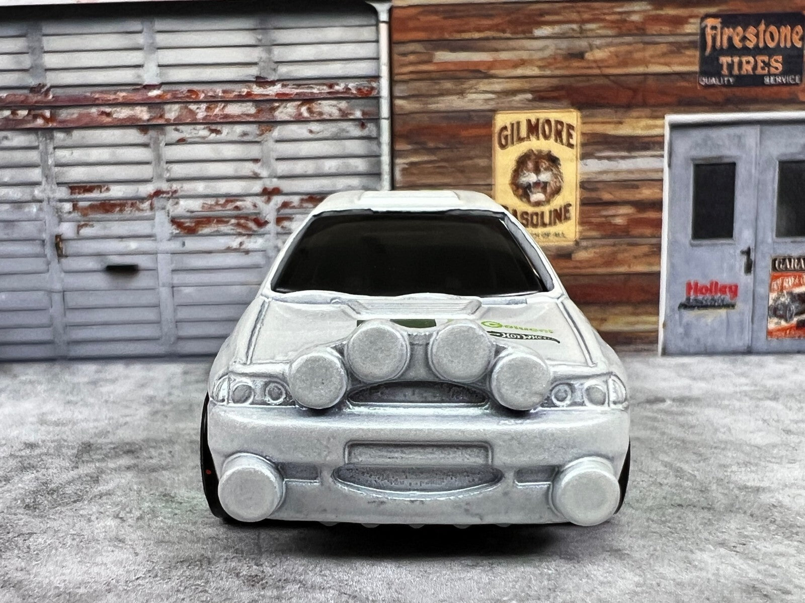 🔥🔥🔥🔥Hot Wheels Nightburnerz Ford Escort Rally White Green 🔥🔥🔥🔥