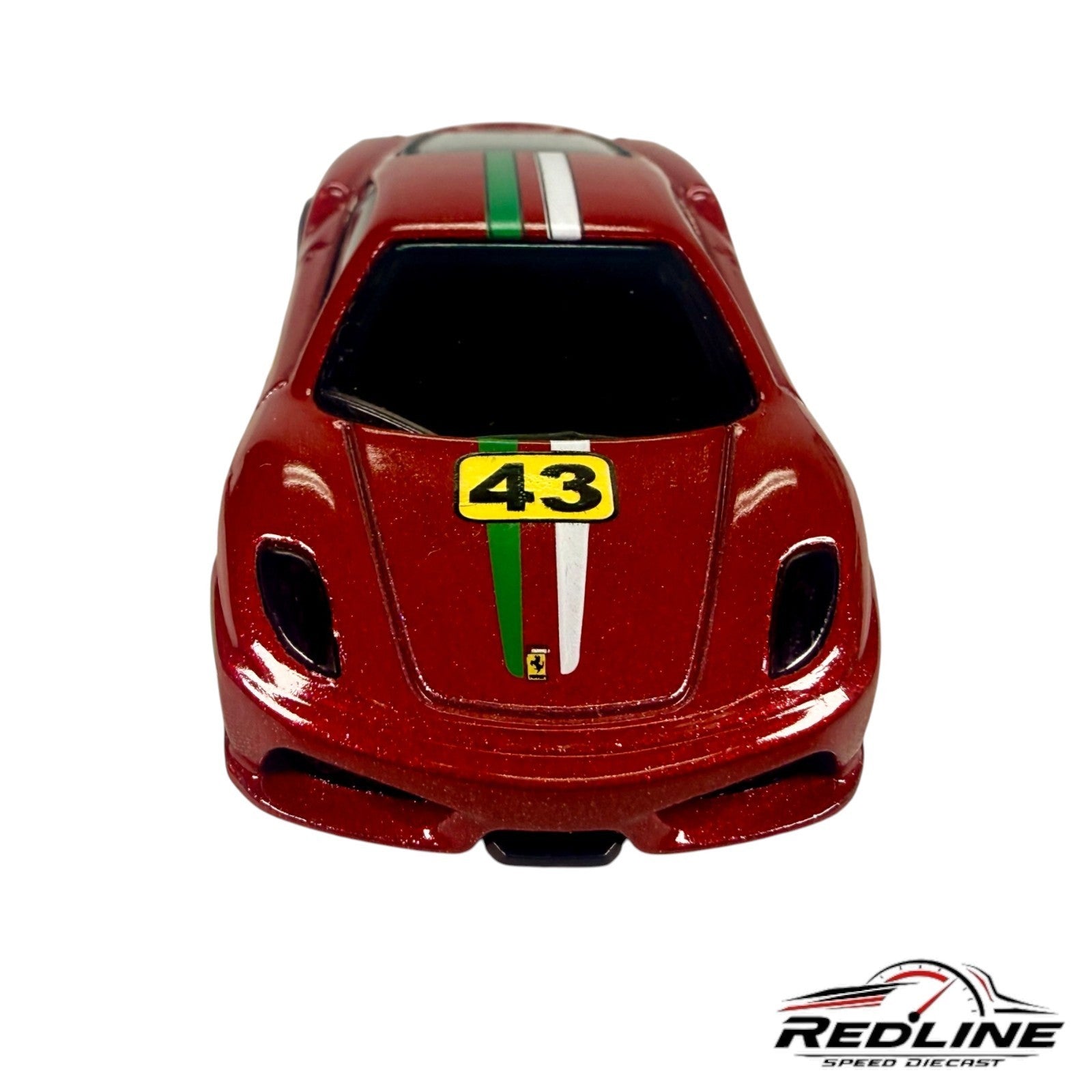 🇮🇹Hot Wheels Ferrari Racer Maroon F430 Scuderia #43 LOOSE C13🇮🇹