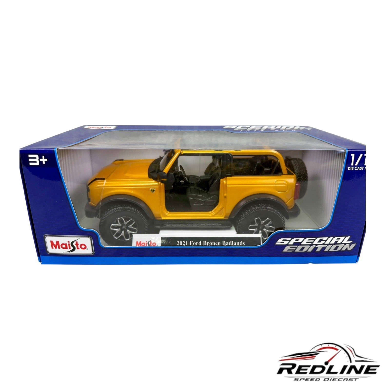 🇺🇸🇺🇸Maisto Special Edition 2021 Ford Bronco Badlands Orange 1:18🇺🇸🇺🇸