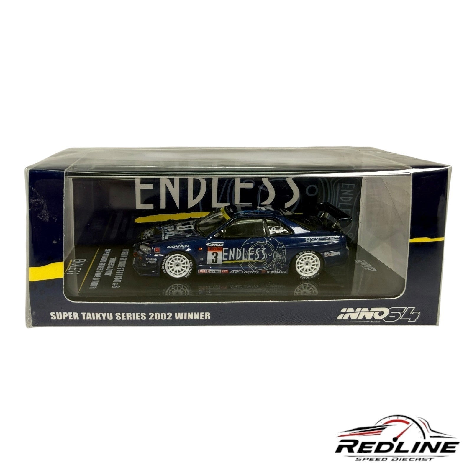 INNO64 Nissan Skyline GT-R R34)#3 Endless Advan Super Taikyu Series 2002 Winner