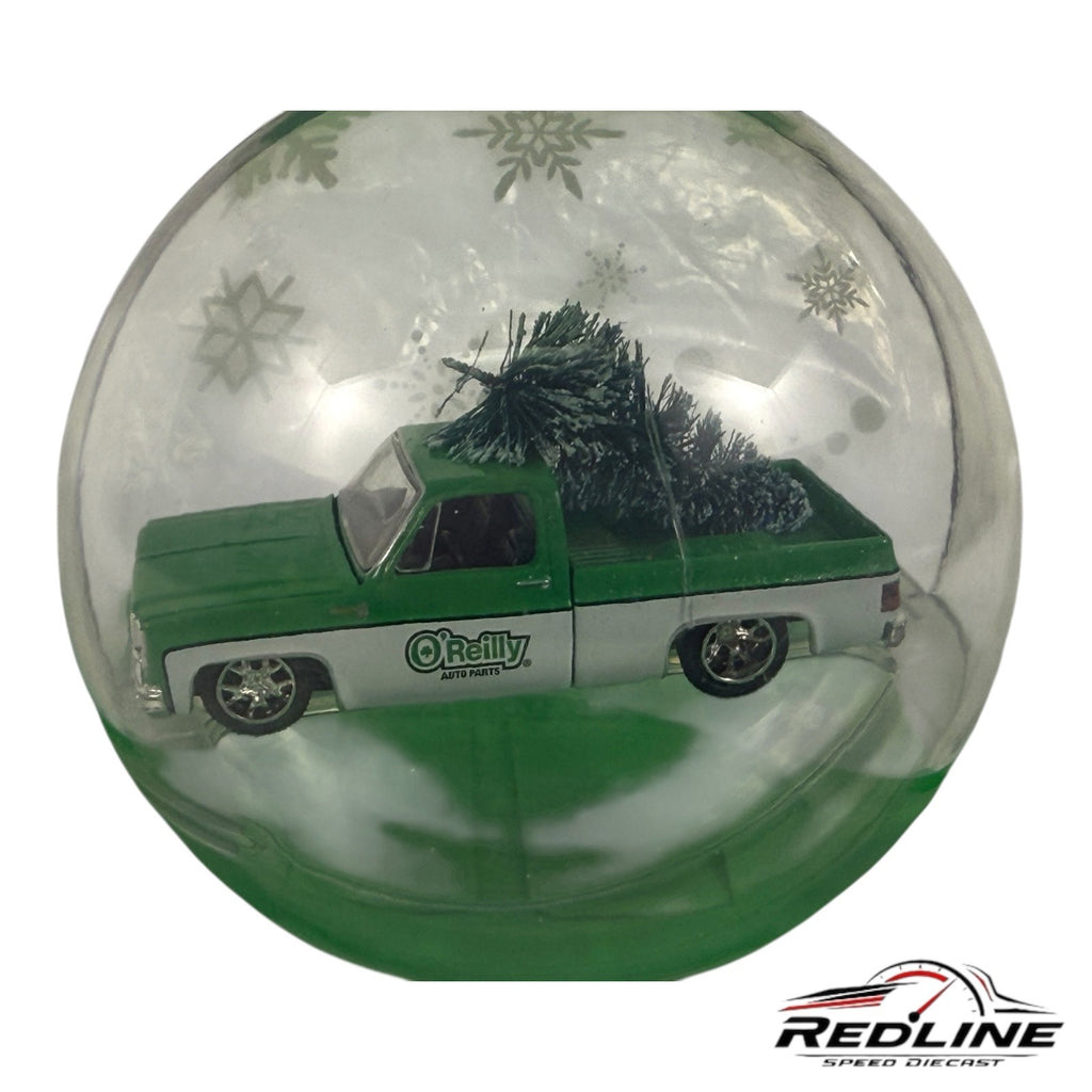 ❄️2025 Holidays O'Reilly Exclusive M2 Machines Chevrolet Silverado Ornament❄️