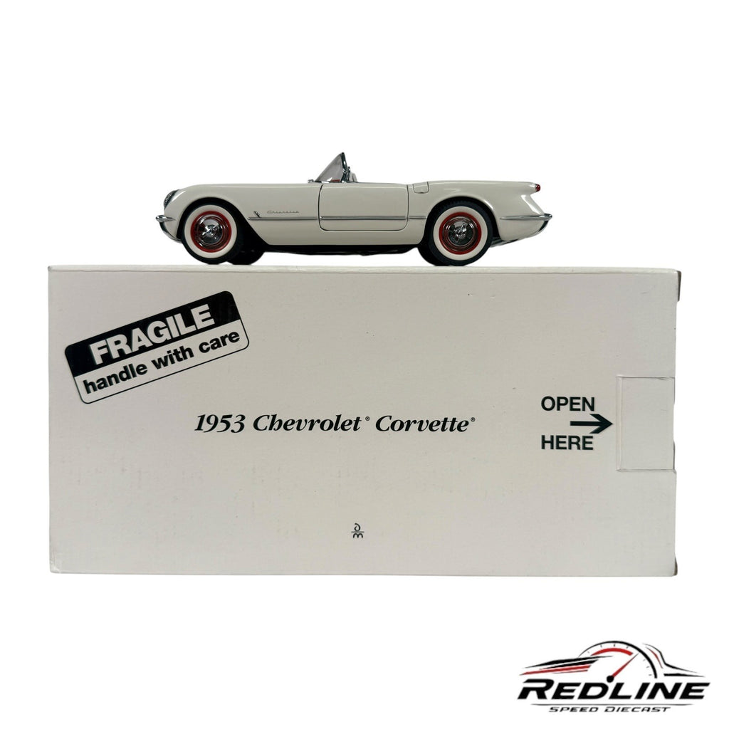 🇺🇸Danbury Mint 1953 Corvette Roadster White 1:24 C2🇺🇸