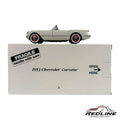 🇺🇸Danbury Mint 1953 Corvette Roadster White 1:24 C2🇺🇸