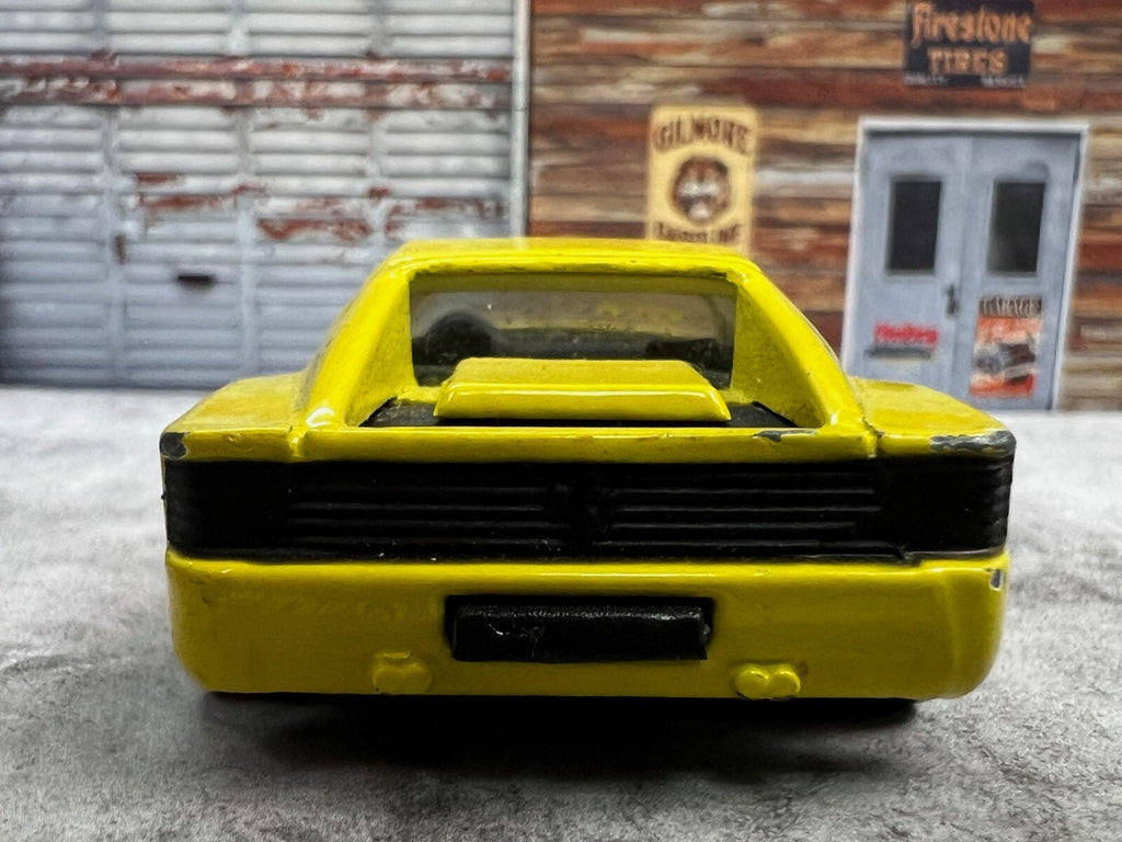 🇮🇹🇮🇹🇮🇹 Hot Wheels Exclusive Ferrari Testarossa Yellow C18🇮🇹🇮🇹🇮🇹
