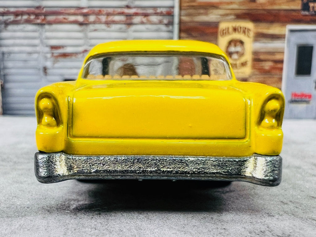 🇺🇸Hot Wheels Larrys Garage '56 Chevy Bel Air Black Yellow Loose C20🇺🇸