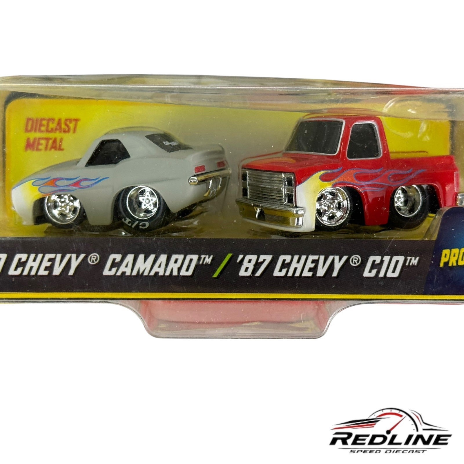 🇺🇸Car Tuned ‘69 Chevy Camaro ‘87 Chevy C10 Pro Street 2 pack H9🇺🇸