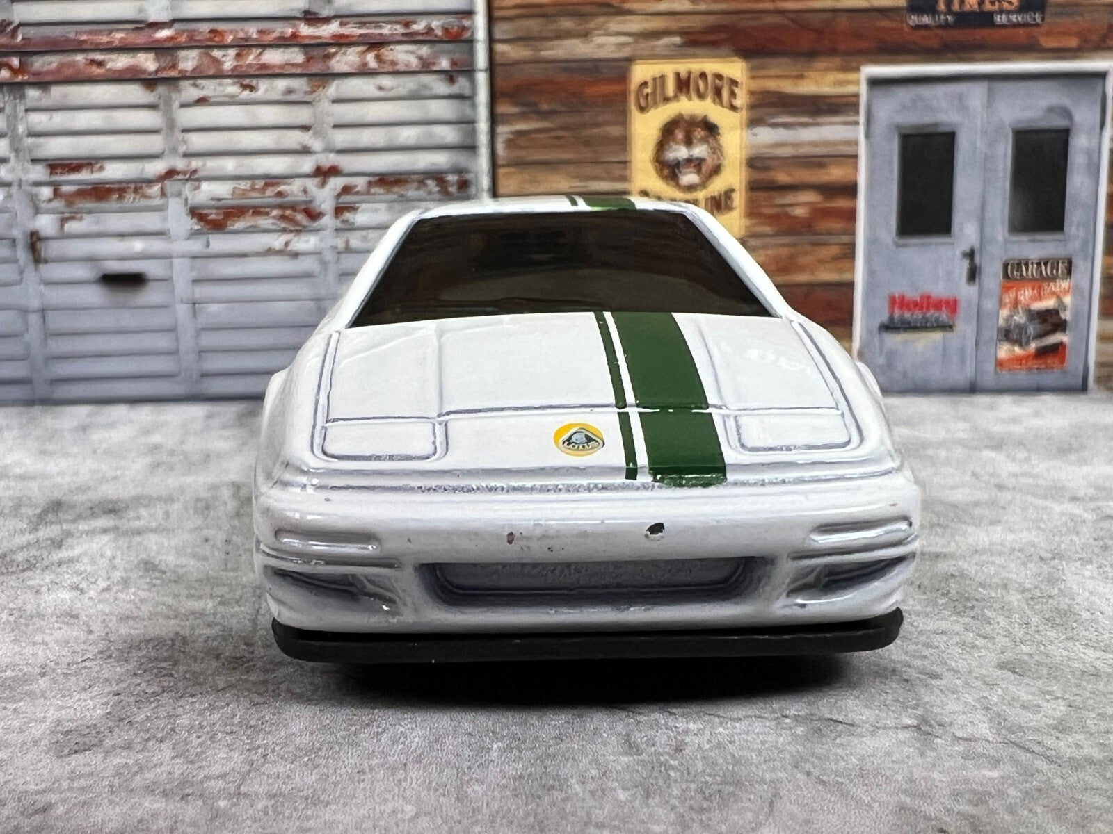 🇬🇧🇬🇧Hot Wheels Mattel 2001 Lotus Esprit White Green Stripe C11🇬🇧🇬🇧