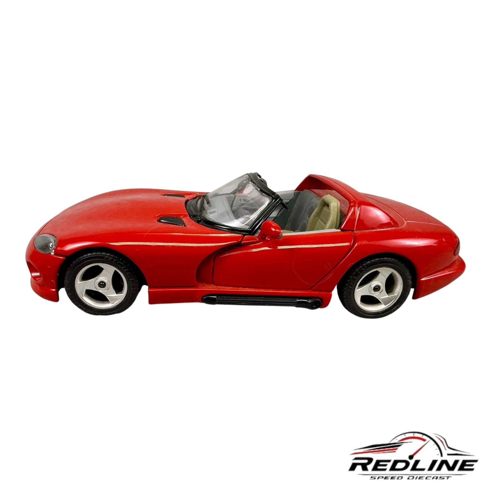 🇺🇸🇺🇸Burago 1:24 Diecast Dodge Viper RT/10. 1992 Red🇺🇸🇺🇸