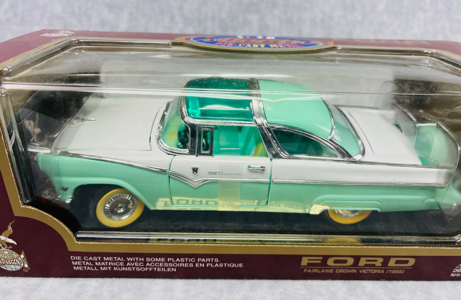 🇺🇸🇺🇸Road Legends 1955 Ford Fairlane Crown Victoria  1/18 Scale Green🇺🇸🇺🇸