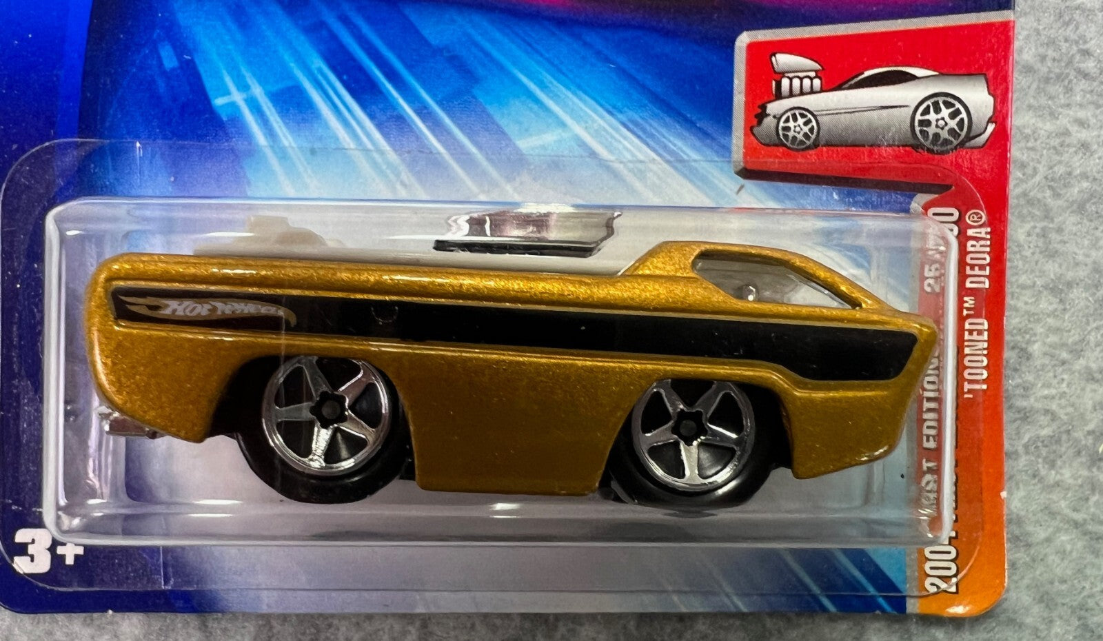 🔥🔥🔥Hot Wheels 2004 Gold Tooned Deora  Hot Wheels First Editions H25🔥🔥🔥