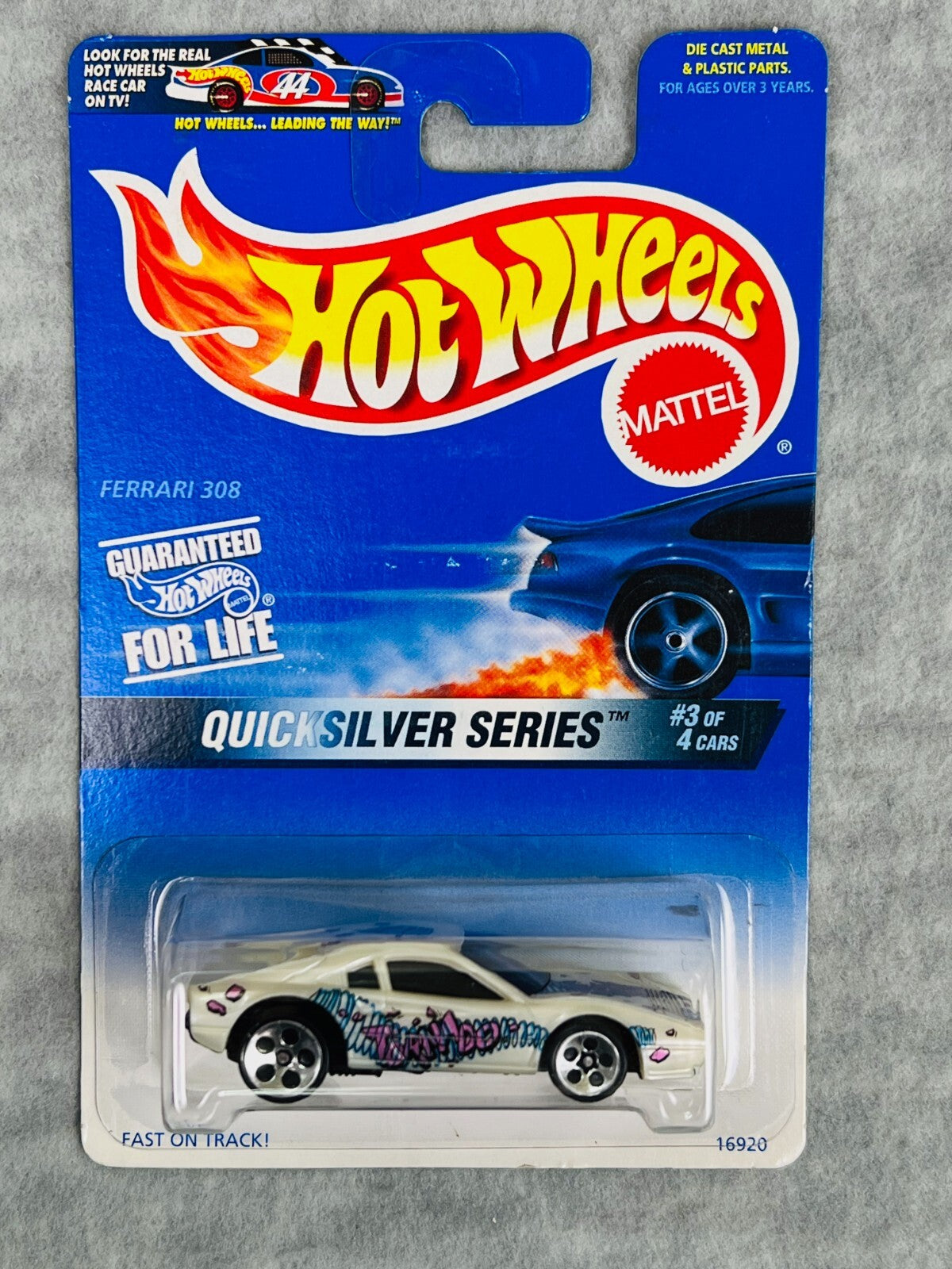 🇮🇹🇮🇹🇮🇹 Hot Wheels Quicksilver Series Ferrari 308 White HW21🇮🇹🇮🇹🇮🇹