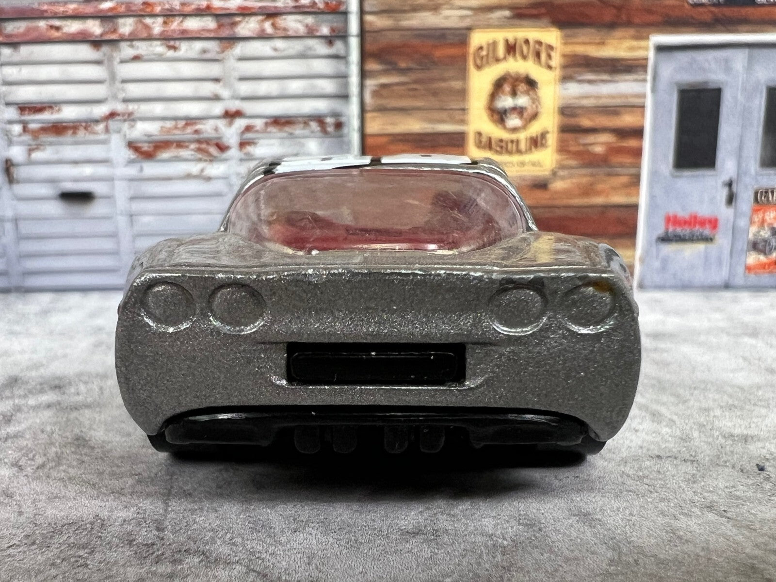 🇺🇸🇺🇸🇺🇸Mattel Hot Wheels C6 Corvette Car #55 Silver LOOSE C8🇺🇸🇺🇸🇺🇸