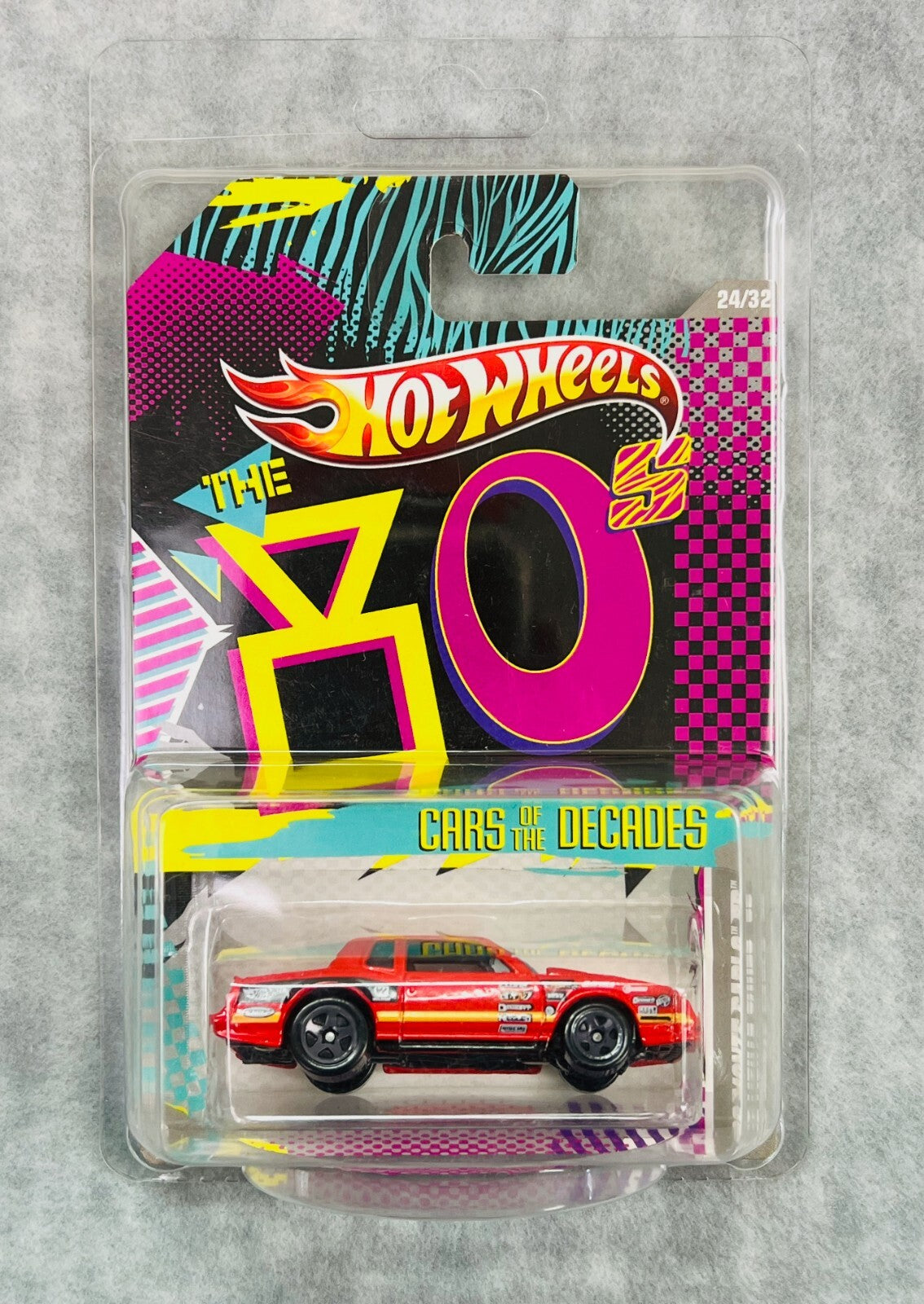 🇺🇸🇺🇸Hot Wheels Cars of the Decades '86 MONTE CARLO SS Red H23🇺🇸🇺🇸