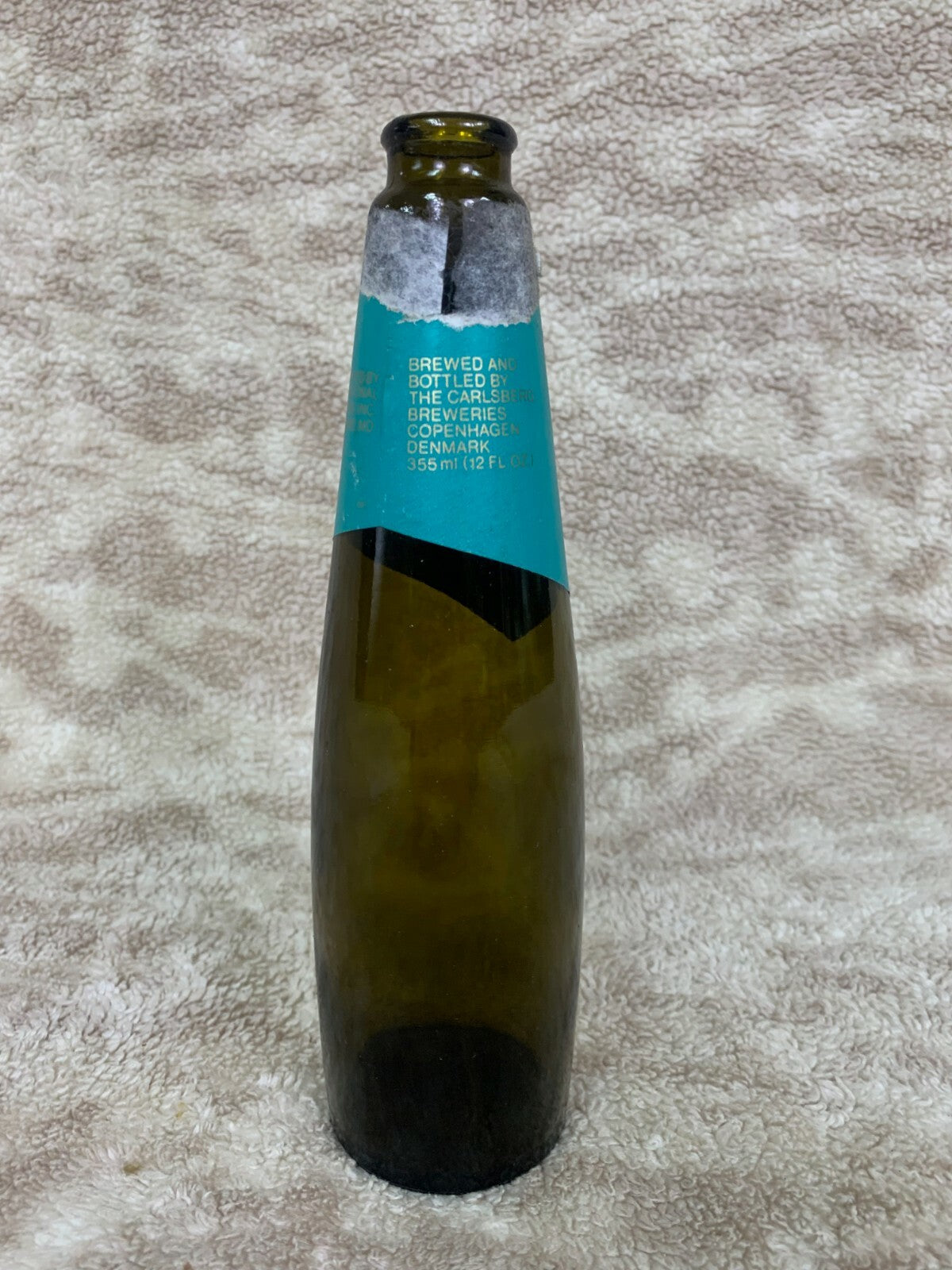🥃🥃Vintage Carlsberg Elephant Malt Liquor Beer Bottle Made In Denmark BB02🥃🥃