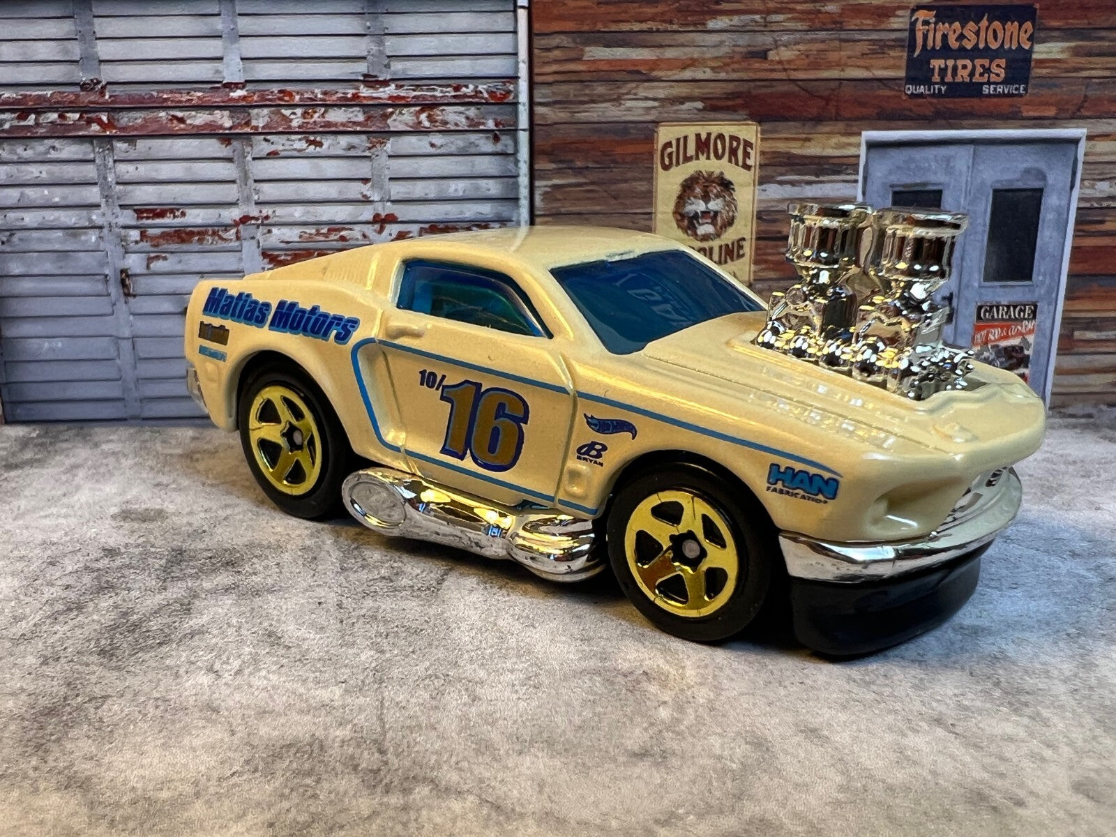 🐎🐎🐎Hot Wheels Tooned '68 Mustang Matias Motors C7🐎🐎🐎
