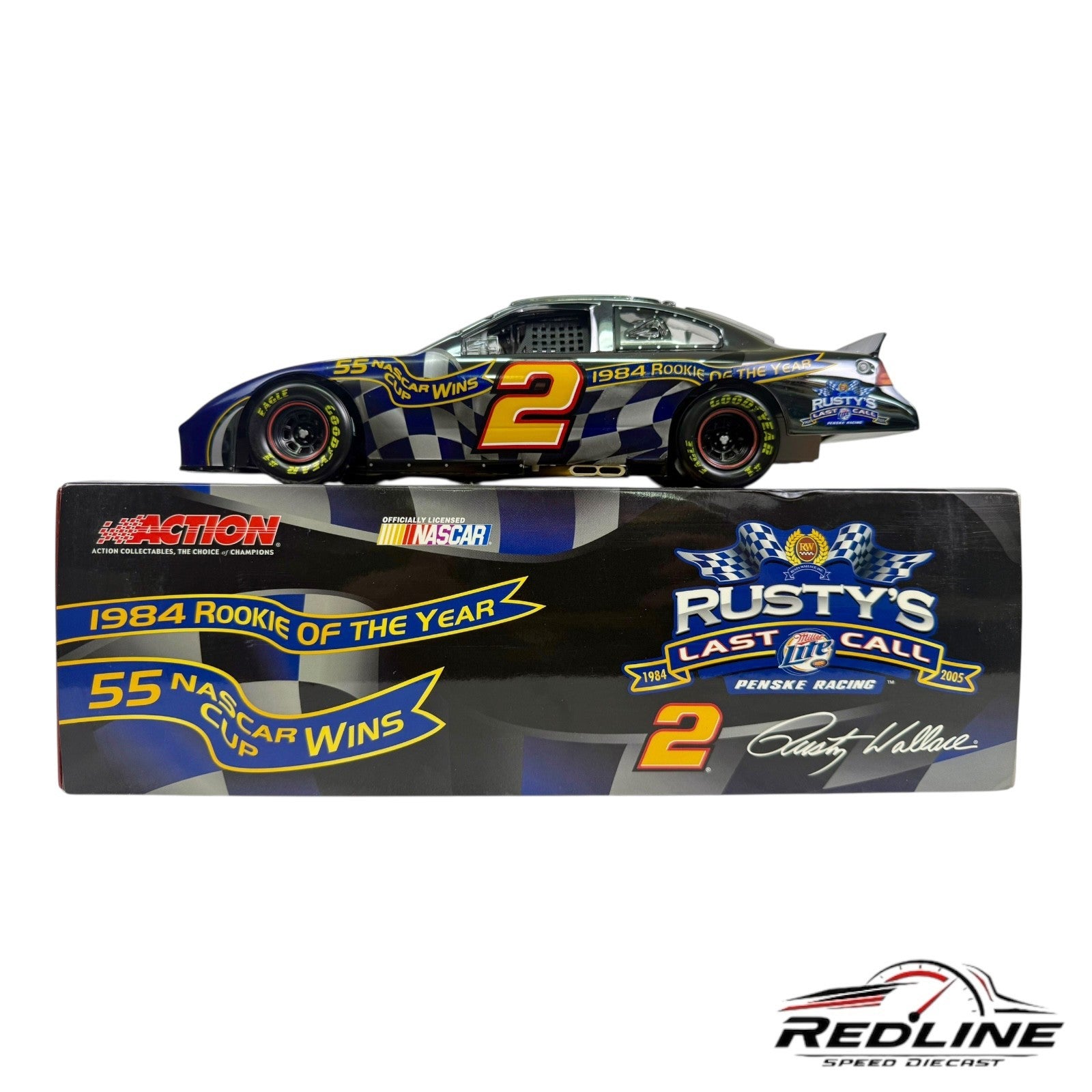 Rusty Wallace Announcement Car 2004 Intrepid Color Chrome Club 1 of 300 1:18 A1