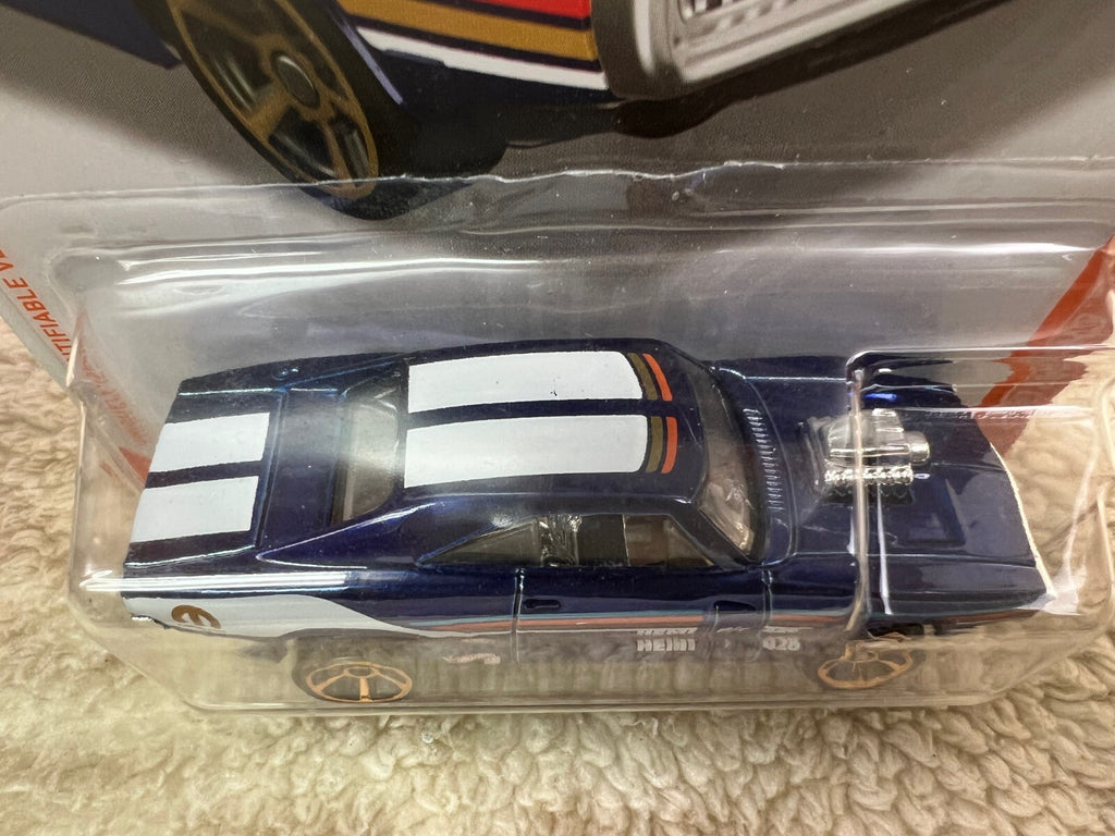 🔥🇺🇸 Hot Wheels ID CHASE '70 Dodge Charger R/T Blue HEMI 426 #8/8 HW14🇺🇸🔥