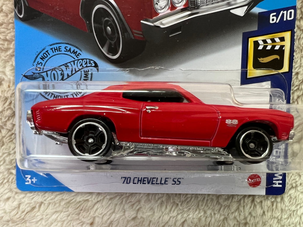 🔥🔥🔥HOT WHEELS HW SCREEN TIME  '70 CHEVELLE SS RED  FAST & FURIOUS HW18🔥🔥🔥