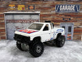 🔥🔥🔥Hotwheels Nissan 4X4 Pickup Truck 1987 White c7🔥🔥🔥