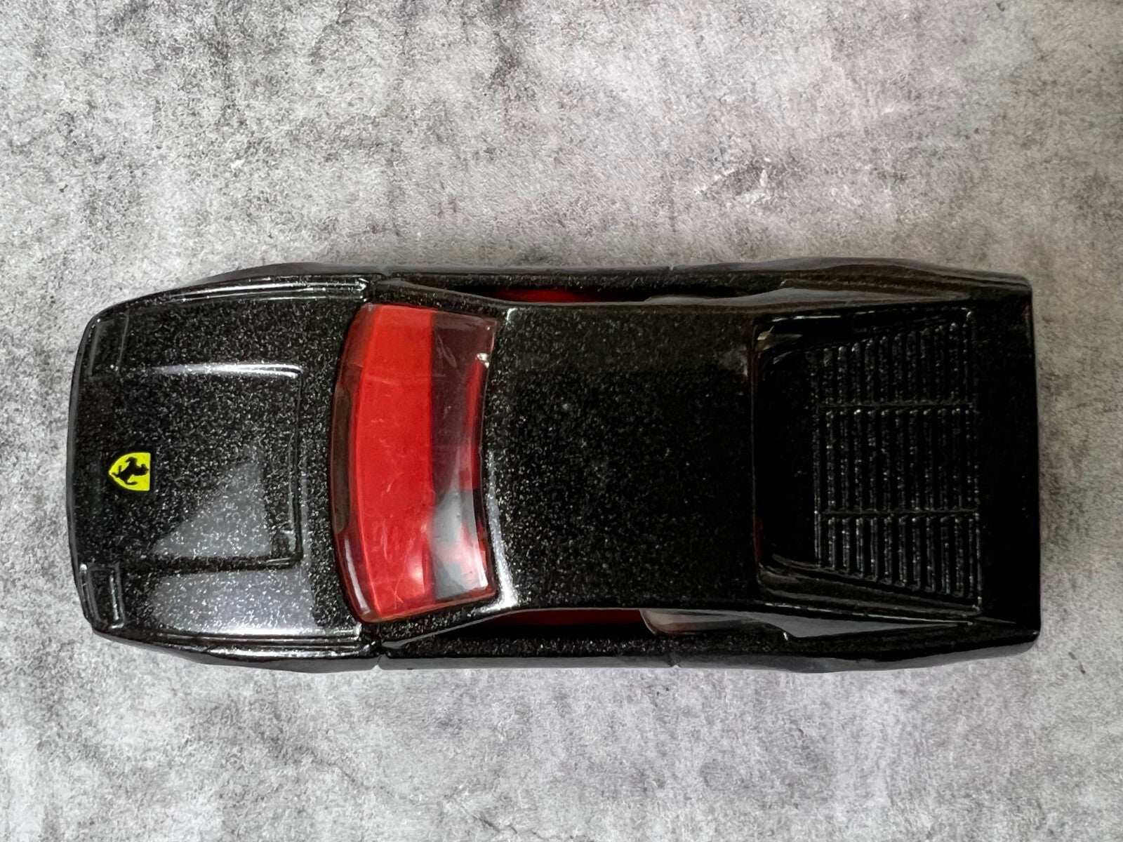 🇮🇹🇮🇹🇮🇹🇮🇹Hotwheels Ferrari 348 Black Red Interior C11🇮🇹🇮🇹🇮🇹🇮🇹
