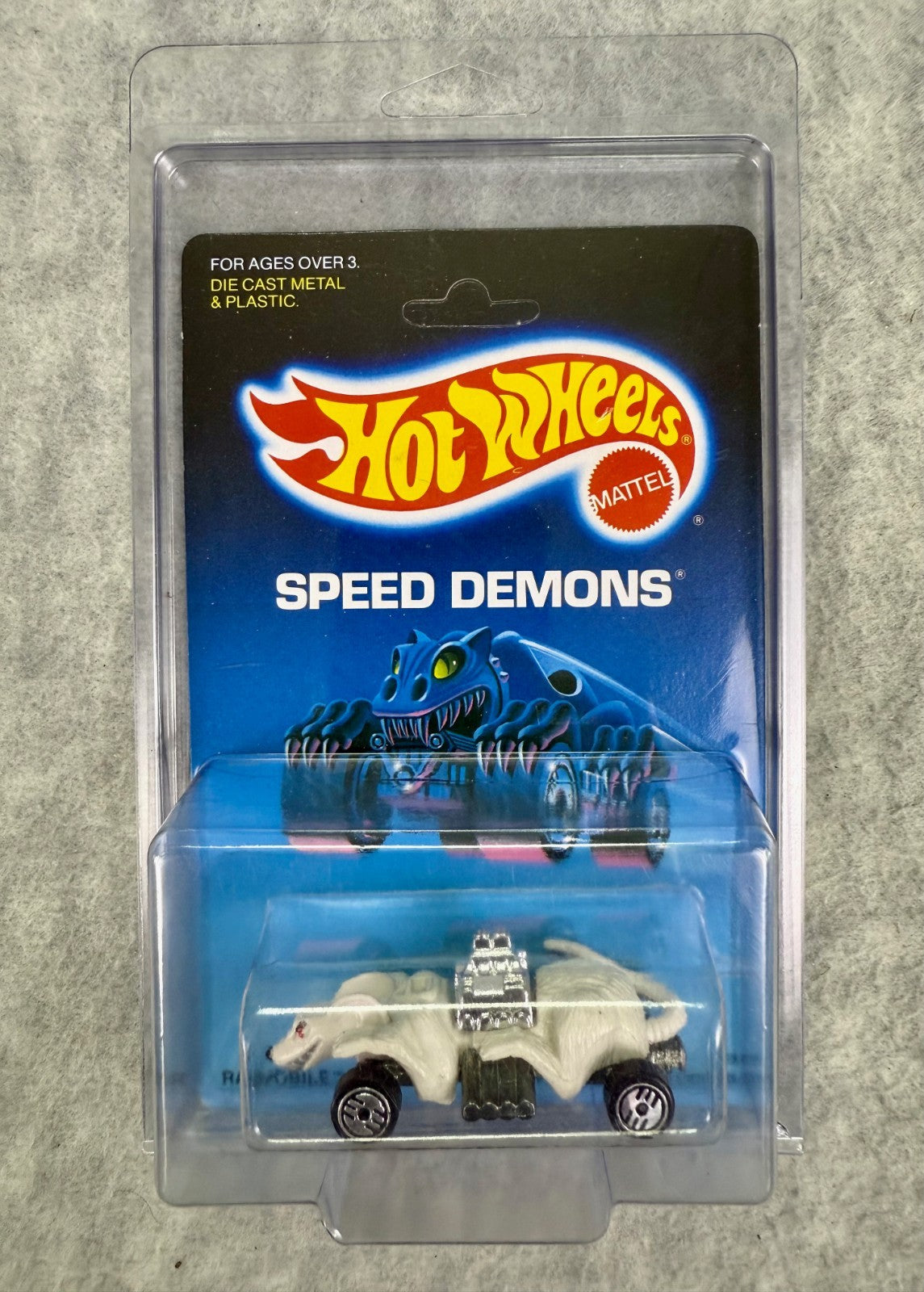 🇺🇸1988 Hot Wheels Speed Demons Main Line New Model Ratmobile H9🇺🇸