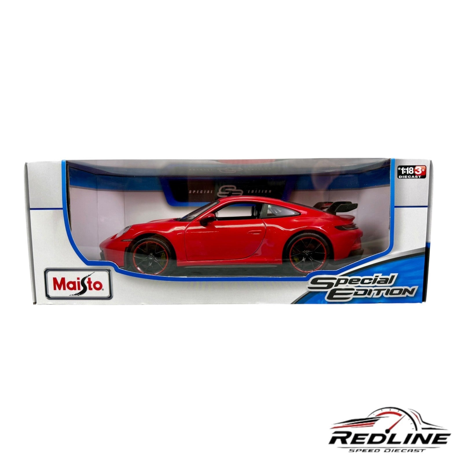 🇩🇪🇩🇪🇩🇪Maisto Special Edition Porsche 911 GT3 Red 1:18🇩🇪🇩🇪🇩🇪