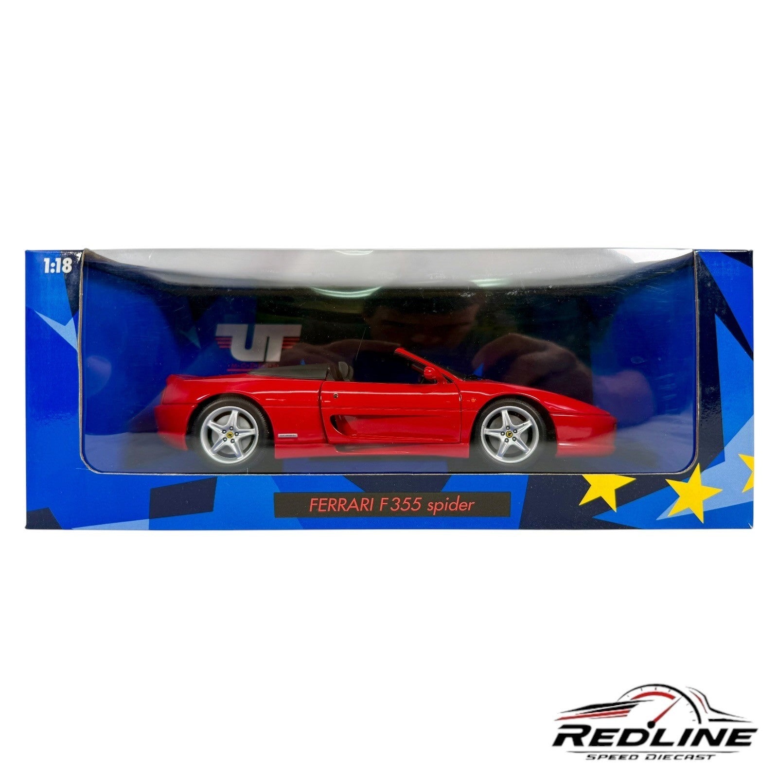 🇮🇹UT MODELS FERRARI F355 BERLINETTA Coupe Red 1:18 C3🇮🇹
