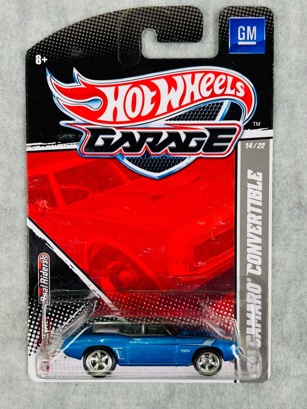 🇺🇸🇺🇸Hot wheel Garage '69 Camaro Convertible Blue  14/22 H31🇺🇸🇺🇸